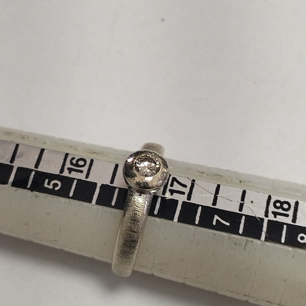 ANILLITO, SOLITARIO ORO 14 K 3.5 GRMS (SEMINUEVO)