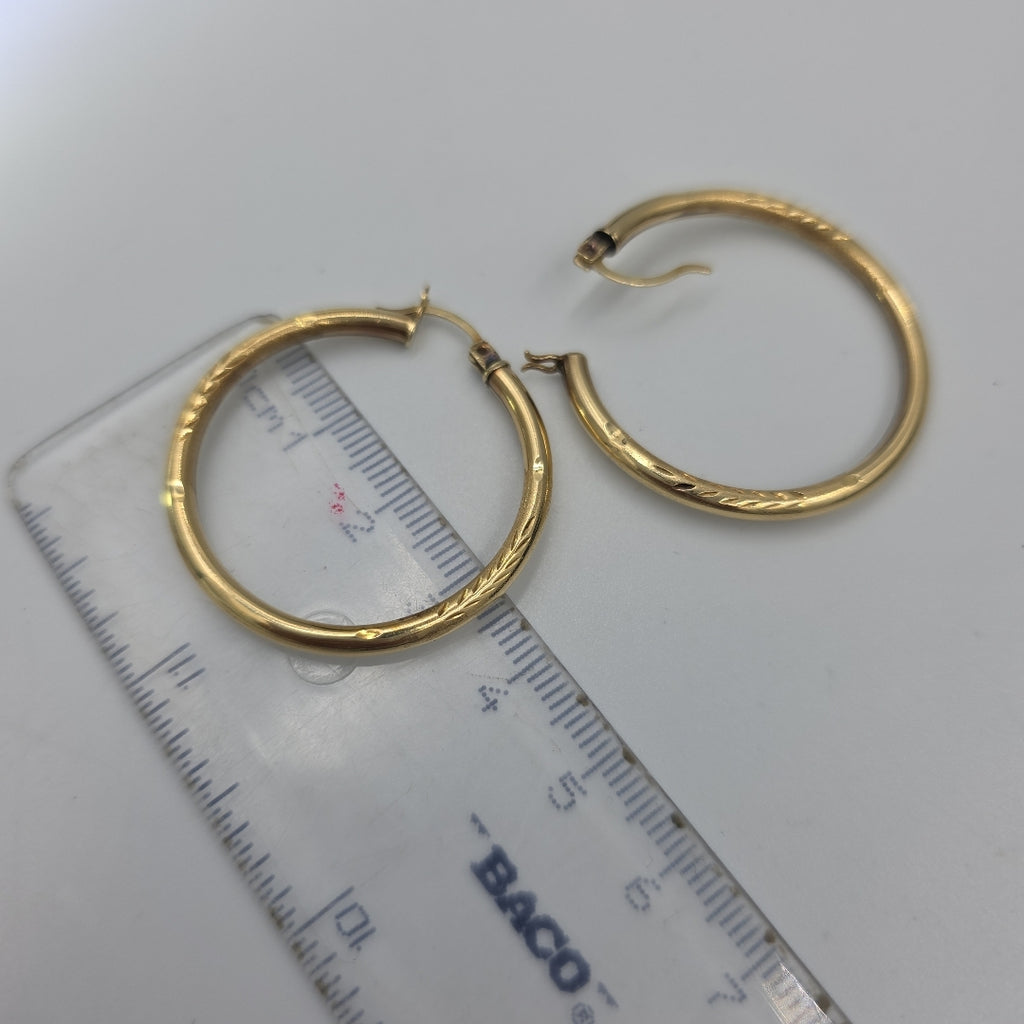 ARRACADAS PAR ORO 14 K 3.3 GRMS (SEMINUEVO)