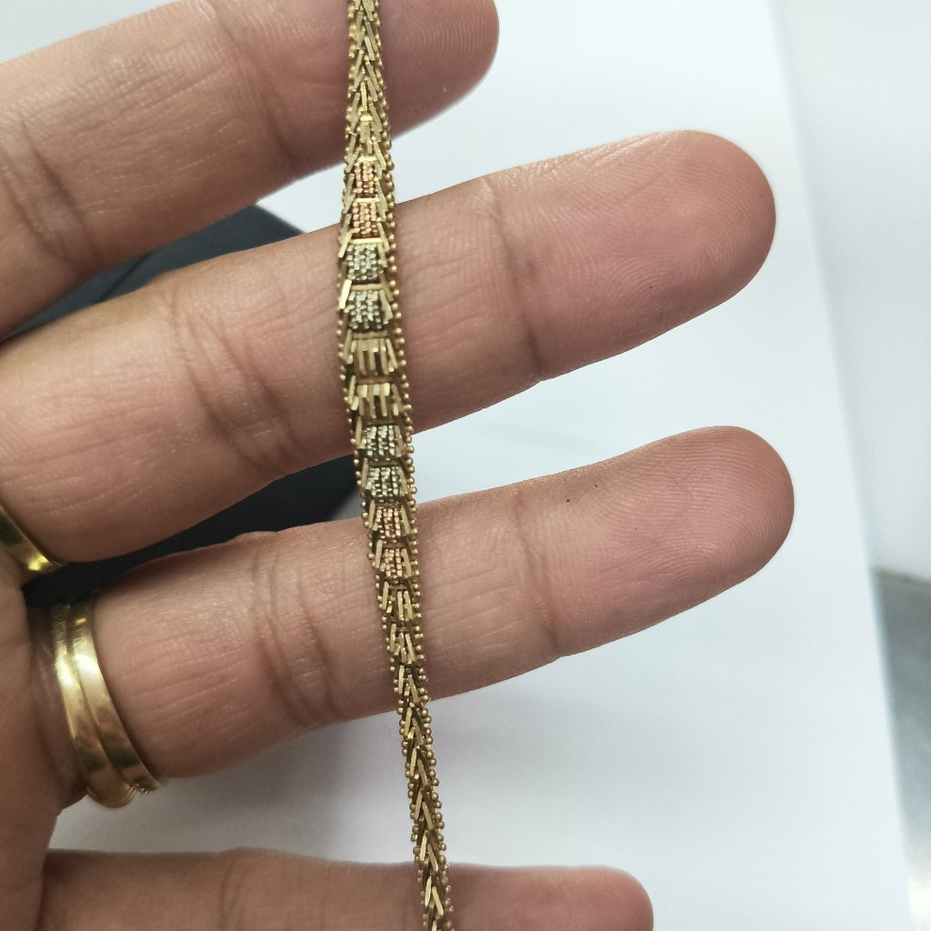 PULSERA ORO COMBINADO 10 K 6,70 GRMS (SEMINUEVO)