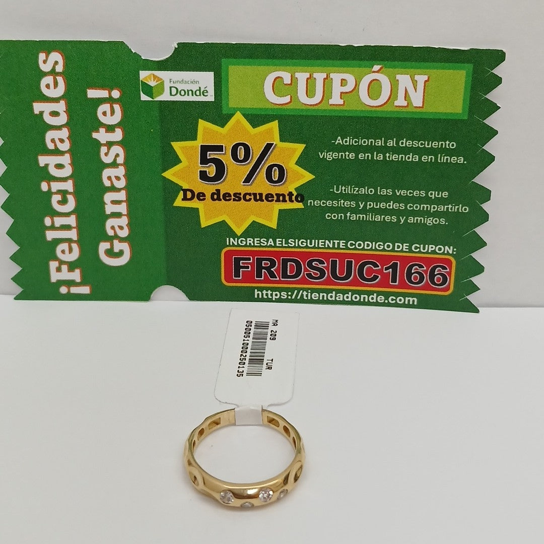 ANILLOS DAMA ORO 14K 2 (NUEVO)
