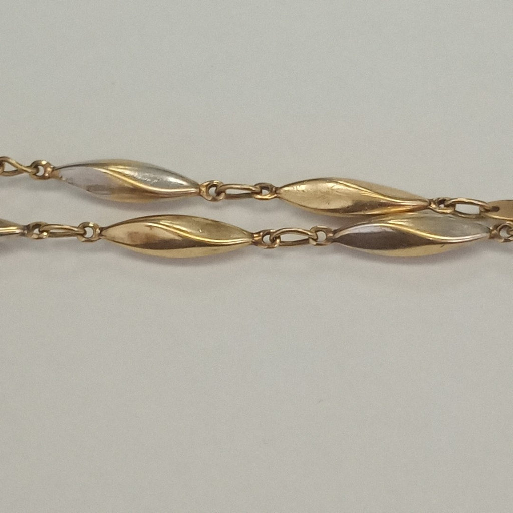 PULSERA ORO COMBINADO 10 K 2.3 GRMS (SEMINUEVO)