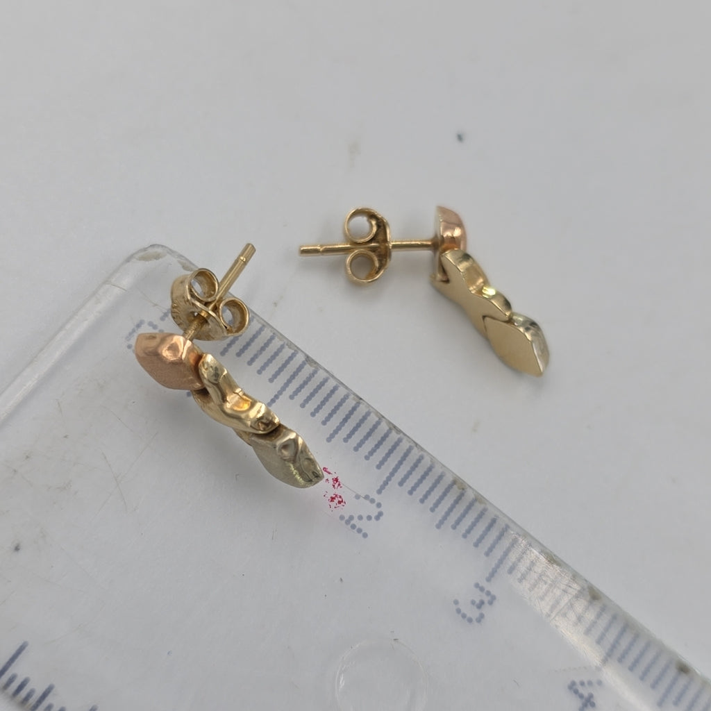 BROQUELES PAR ORO 14 K 1.6 GRMS (SEMINUEVO)