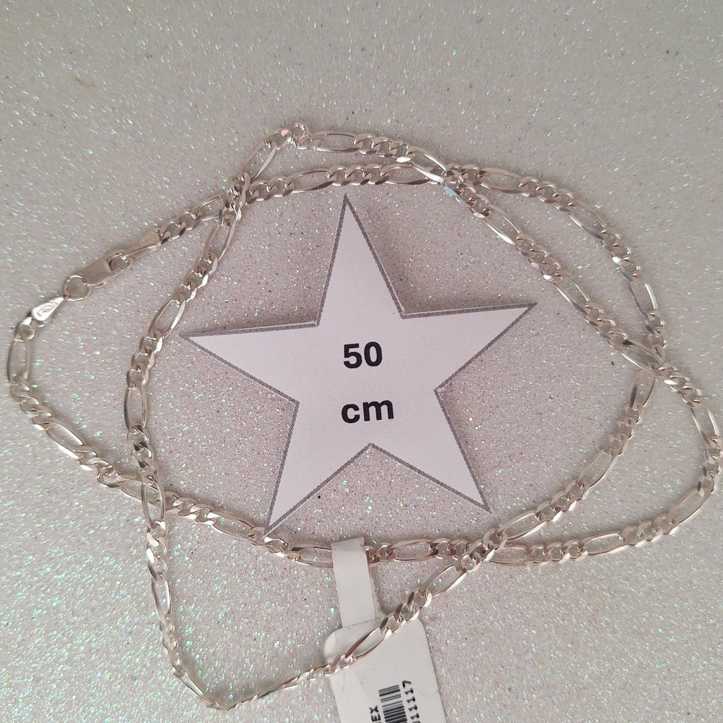 CADENA TEJIDO 3X1 PLATA .925 50 CM 7 GR (NUEVO)