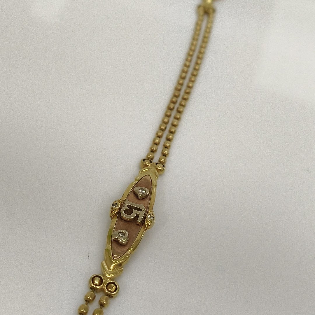 PULSERA ORO 14 K 7,30 GRMS (SEMINUEVO)