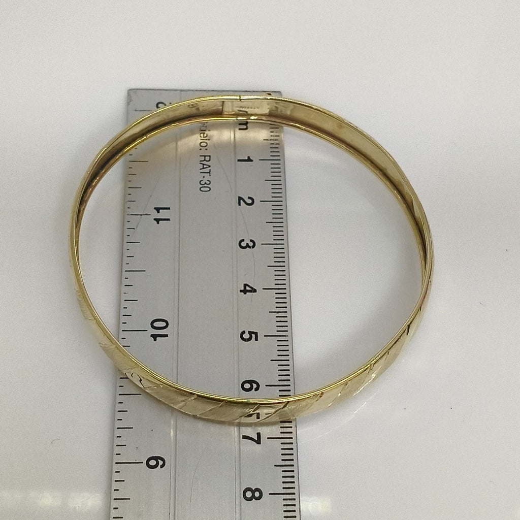 PULSERA RIGIDA ORO 14 K 9 GRMS (SEMINUEVO)
