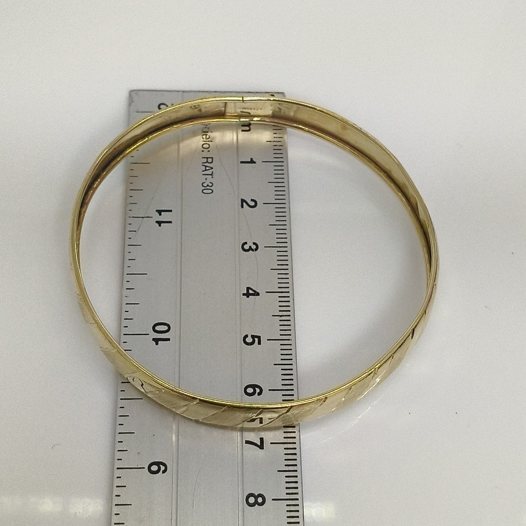 PULSERA RIGIDA ORO 14 K 9 GRMS (SEMINUEVO)
