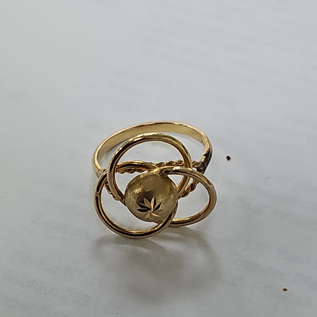 ANILLO ORO 14 K 3.5 GRMS (SEMINUEVO)