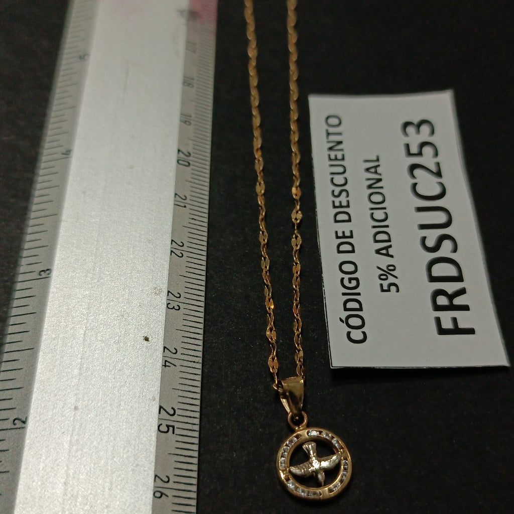 CADENA, DIJE ORO 10 K 2.3 GRMS (SEMINUEVO)