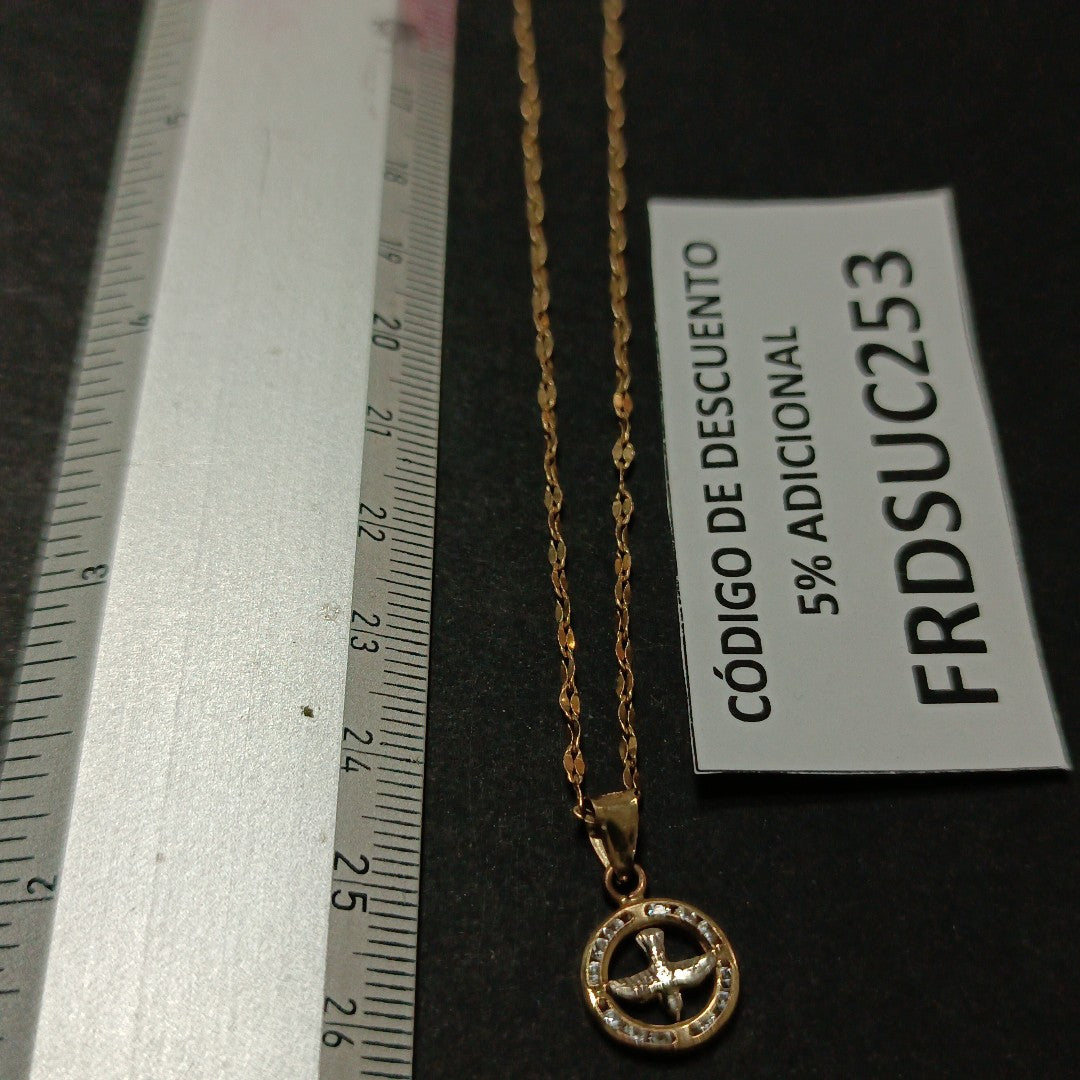 CADENA, DIJE ORO 10 K 2.3 GRMS (SEMINUEVO)