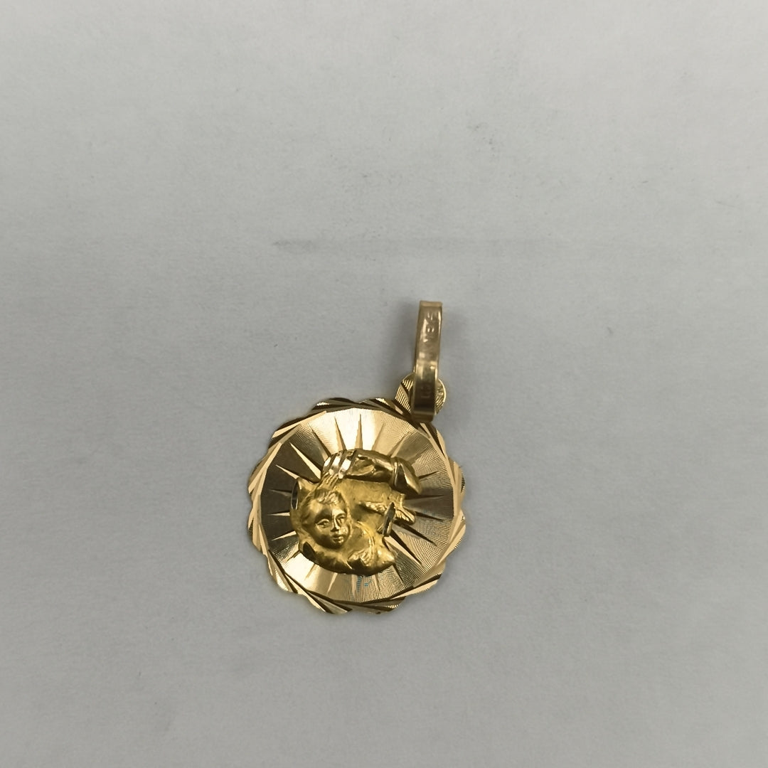 MEDALLA RELIGIOSA ORO 14 K 1,10 GRMS (SEMINUEVO)