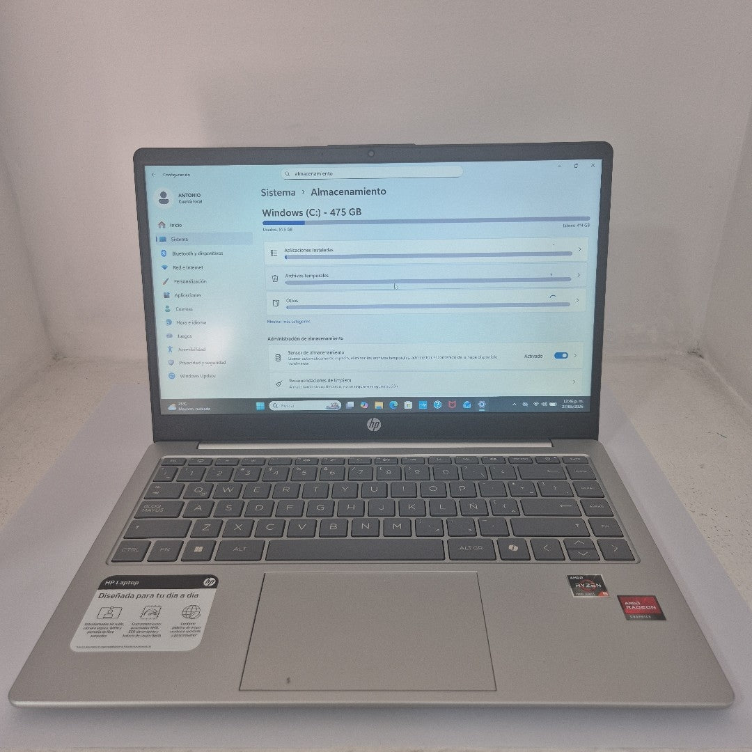 LAPTOP HP 14-EM0251LA (2025) 512 GB SSD 8 GB RAM (SEMINUEVO)