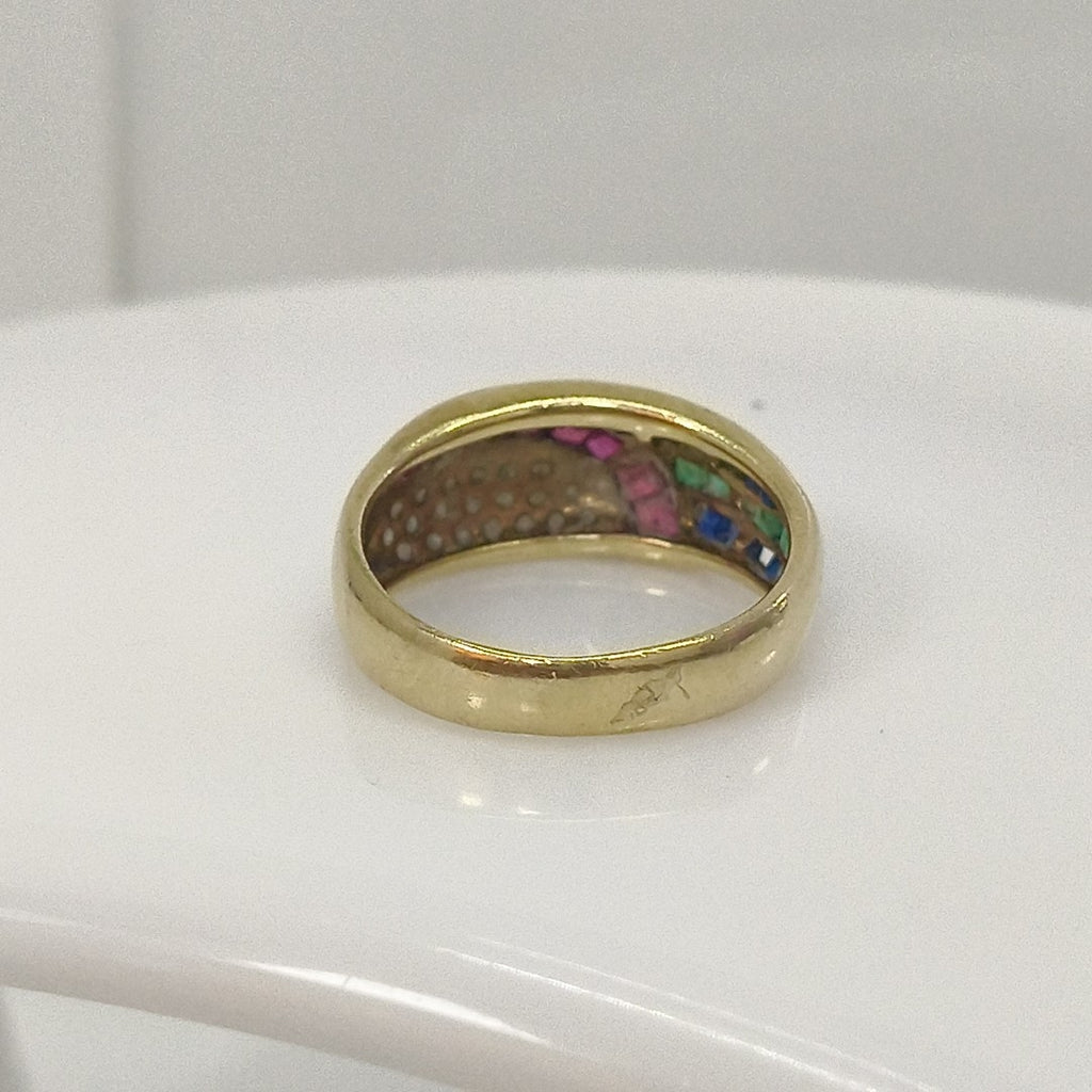 ANILLO ORO 14 K 4.3 GRMS (SEMINUEVO)