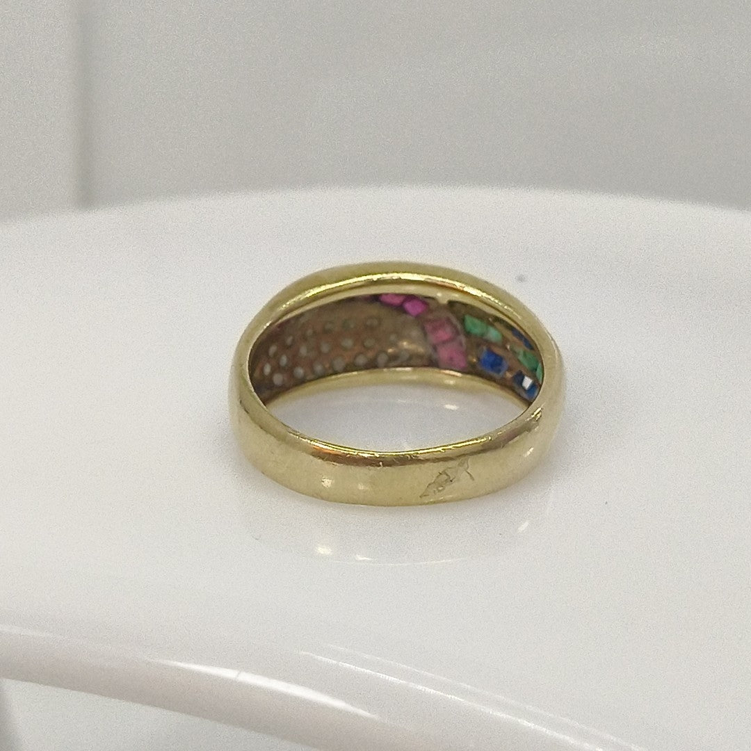 ANILLO ORO 14 K 4.3 GRMS (SEMINUEVO)