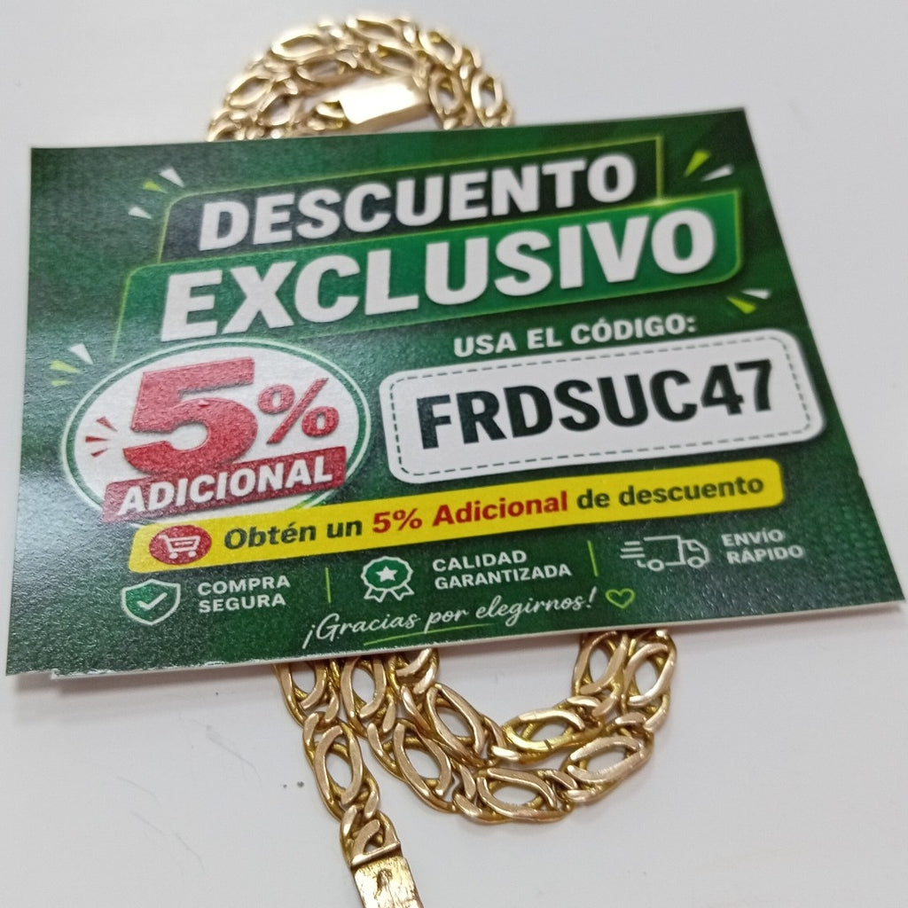 CADENA ORO 8 K 24.7 GRMS (SEMINUEVO)