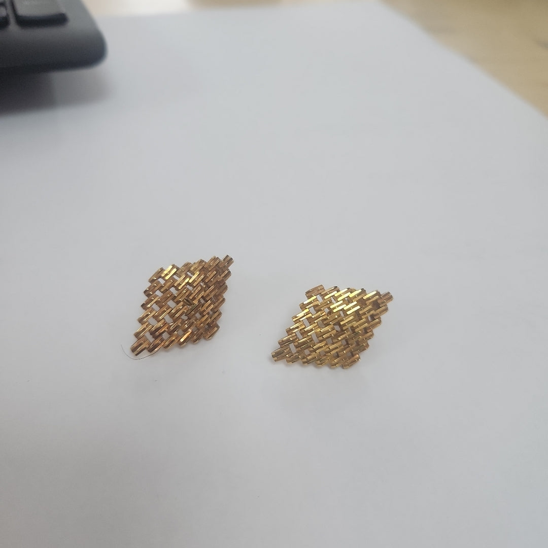 ARETES PAR ORO 18 K 11,20 GRMS (SEMINUEVO)