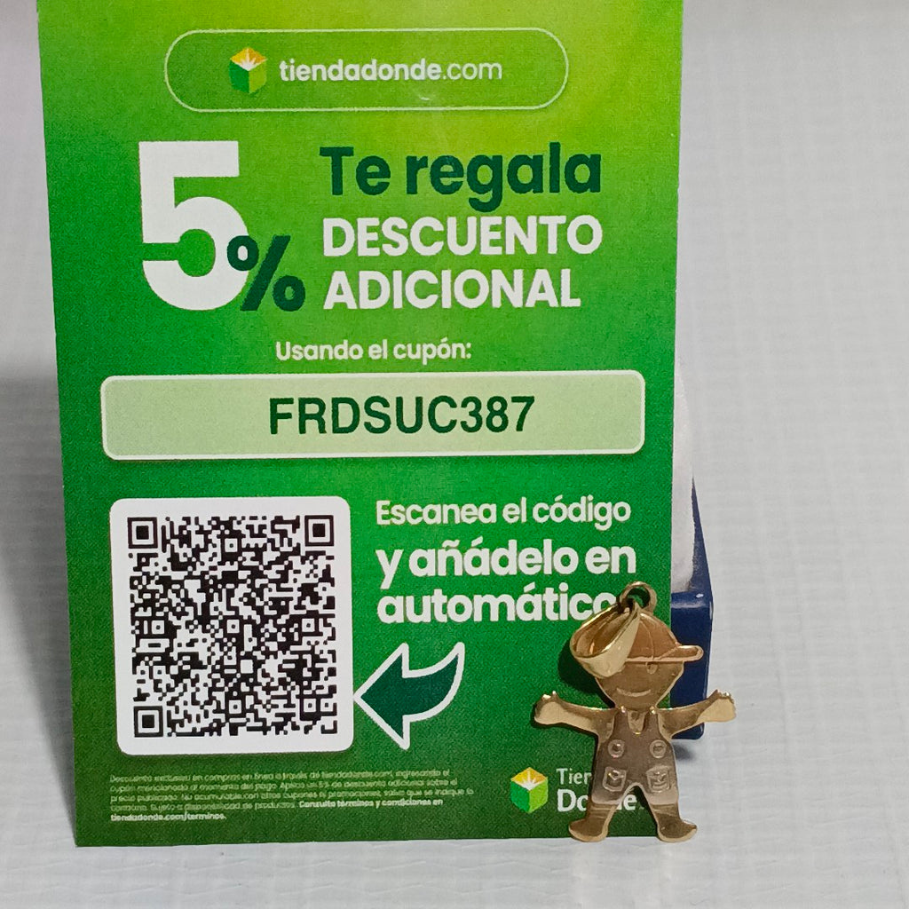 DIJE ORO 14 K 1.4 GRMS (SEMINUEVO)