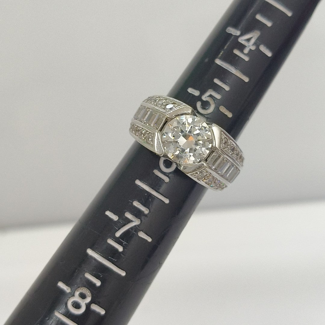 ANILLITO ORO BLANCO 14 K 8,70 GRMS (SEMINUEVO)