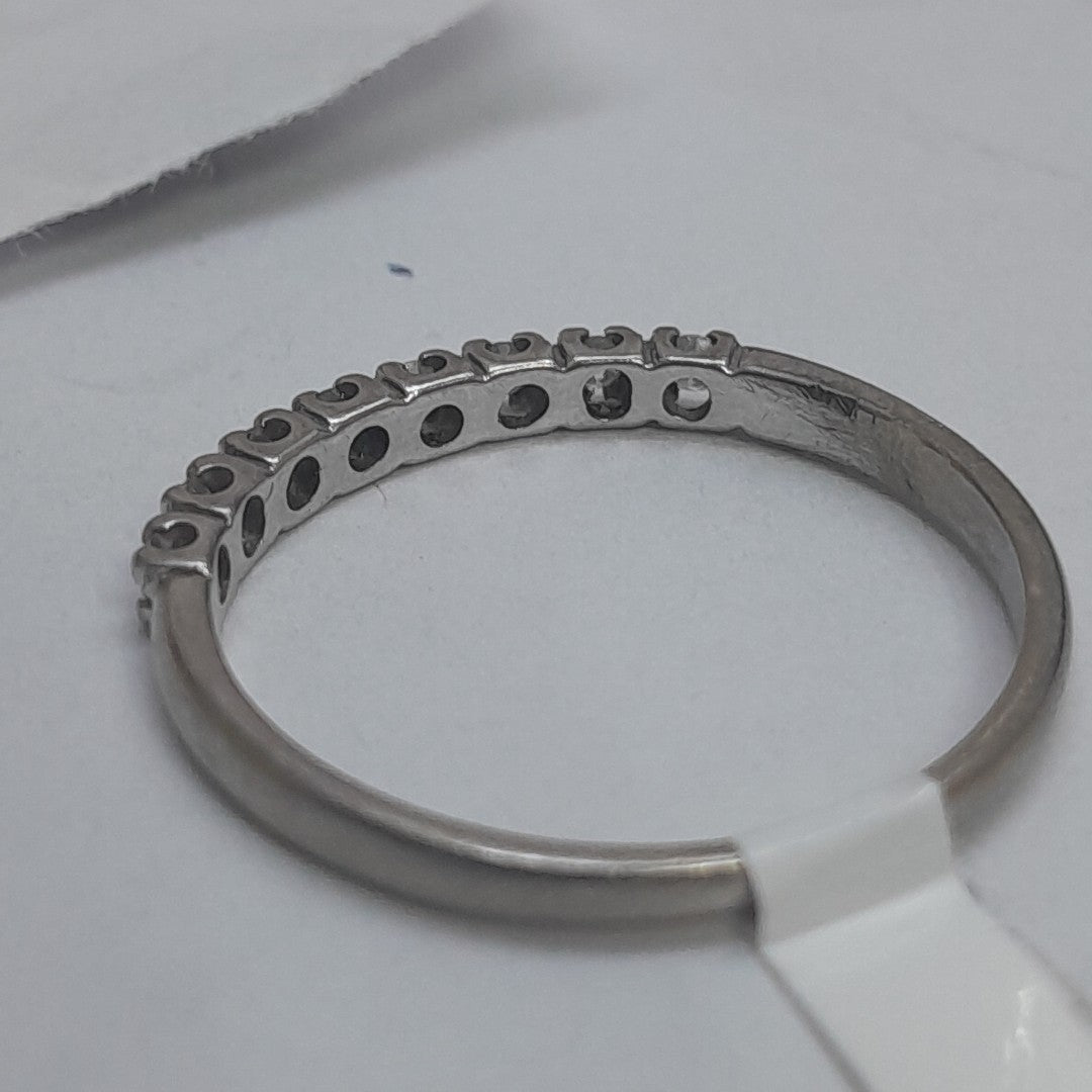 ANILLITO ORO BLANCO 14 K 1.9 GRMS (SEMINUEVO)