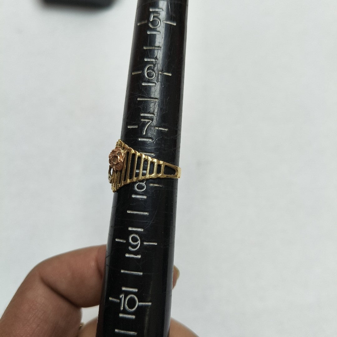 ANILLITO ORO, ORO COMBINADO 14 K 2.4 GRMS (SEMINUEVO)