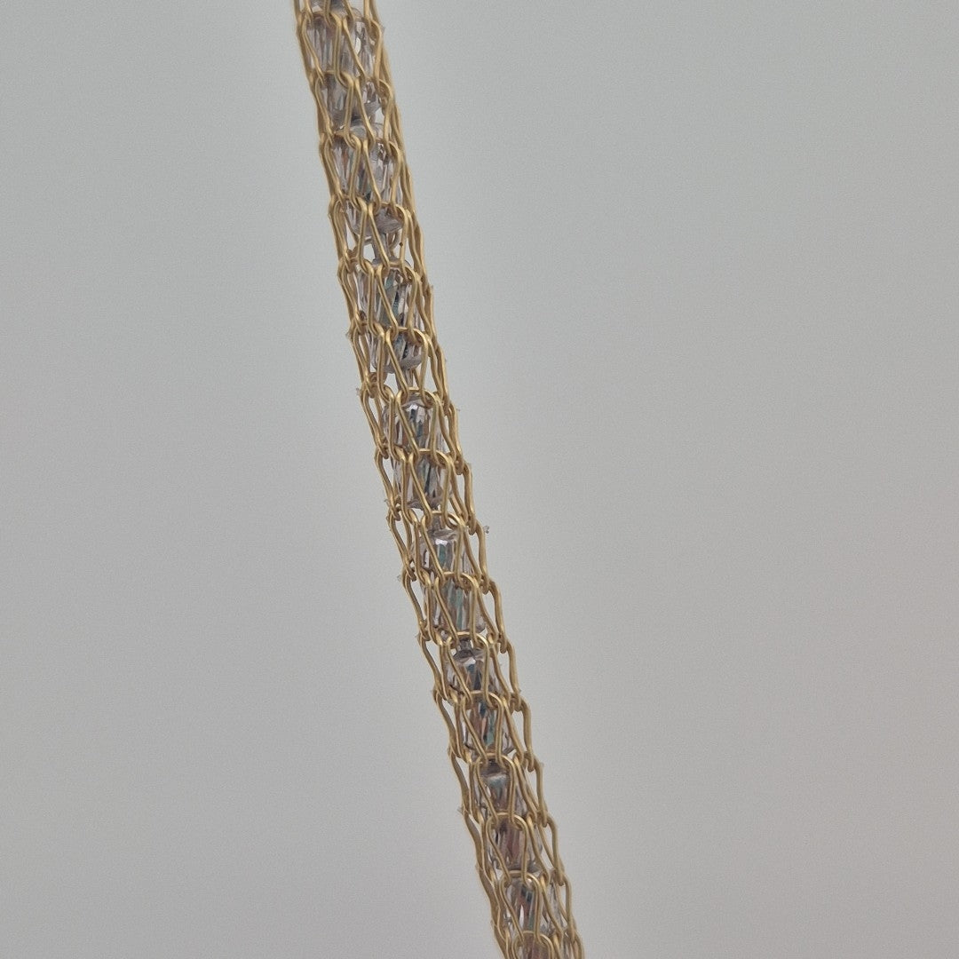 GARGANTILLA ORO,ORO BLANCO 18 K 11,80 GRMS (SEMINUEVO)