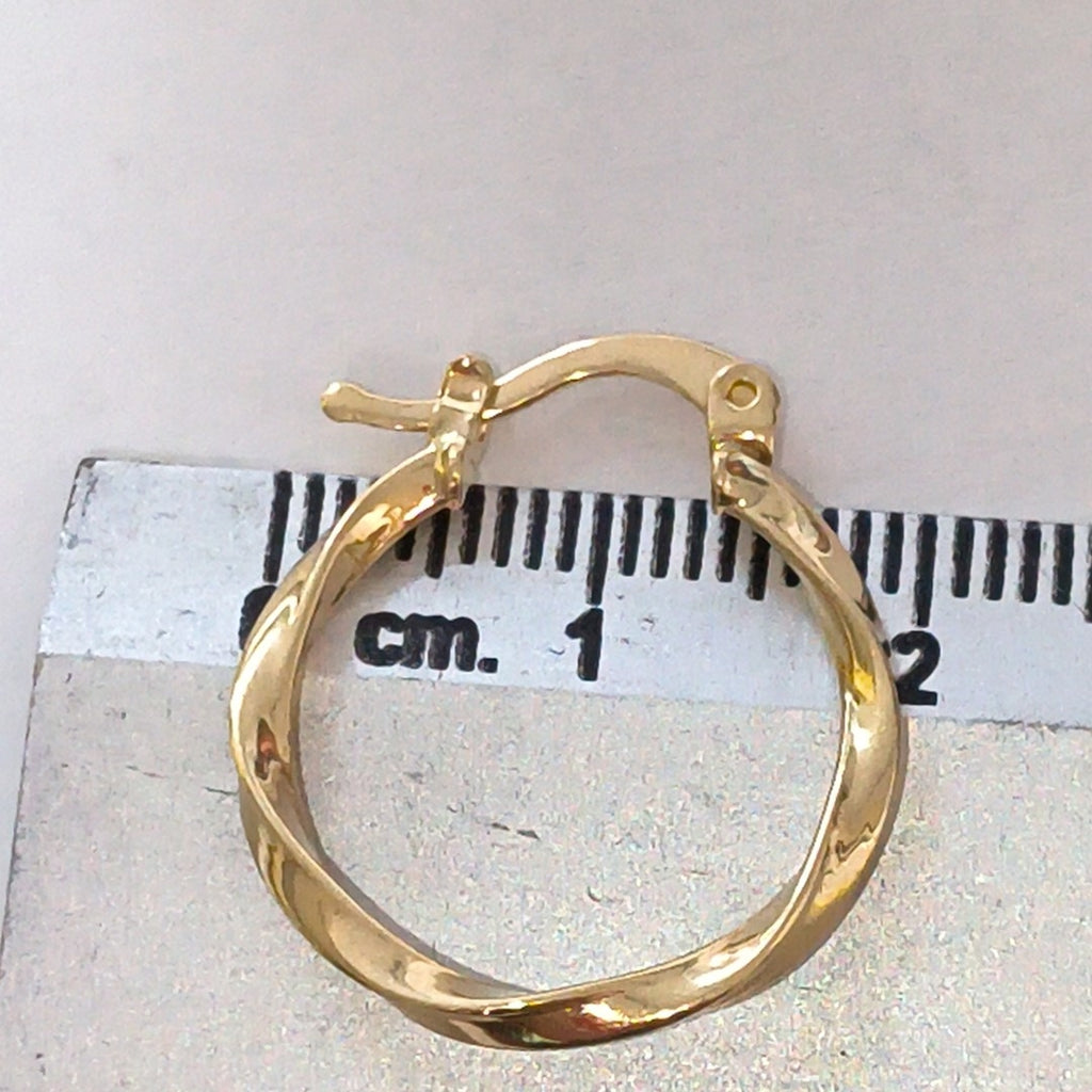 ARRACADAS PAR ORO 10 K 1.5 GRMS (SEMINUEVO)