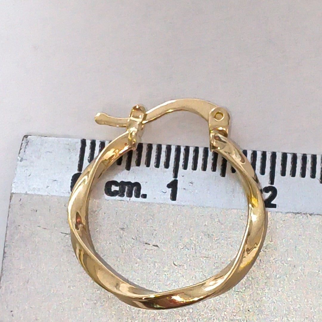 ARRACADAS PAR ORO 10 K 1.5 GRMS (SEMINUEVO)