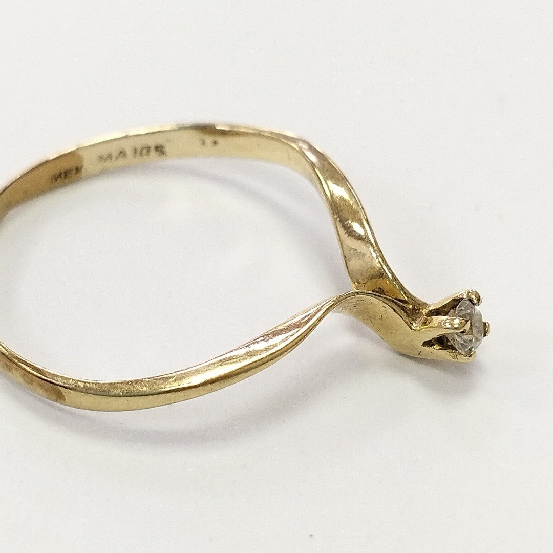 SOLITARIO ORO 14 K 1.3 GRMS (SEMINUEVO)