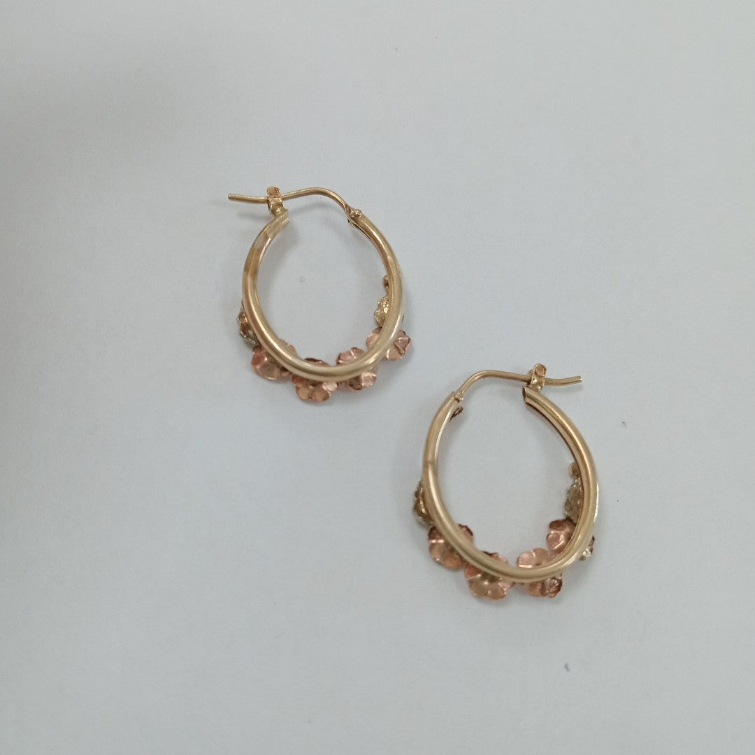 ARRACADAS PAR ORO 10 K 3.1 GRMS (SEMINUEVO)