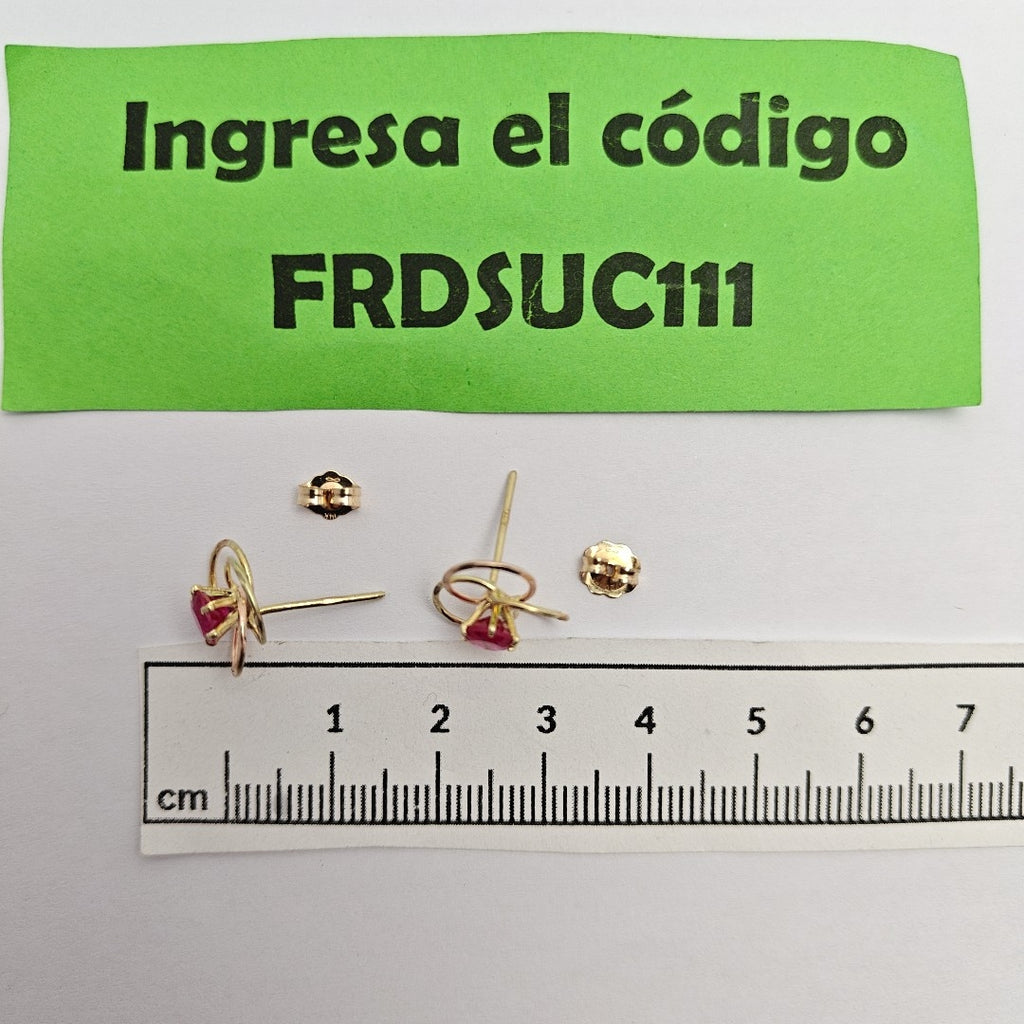 BROQUELES PAR ORO 14 K 1.5 GRMS (SEMINUEVO)