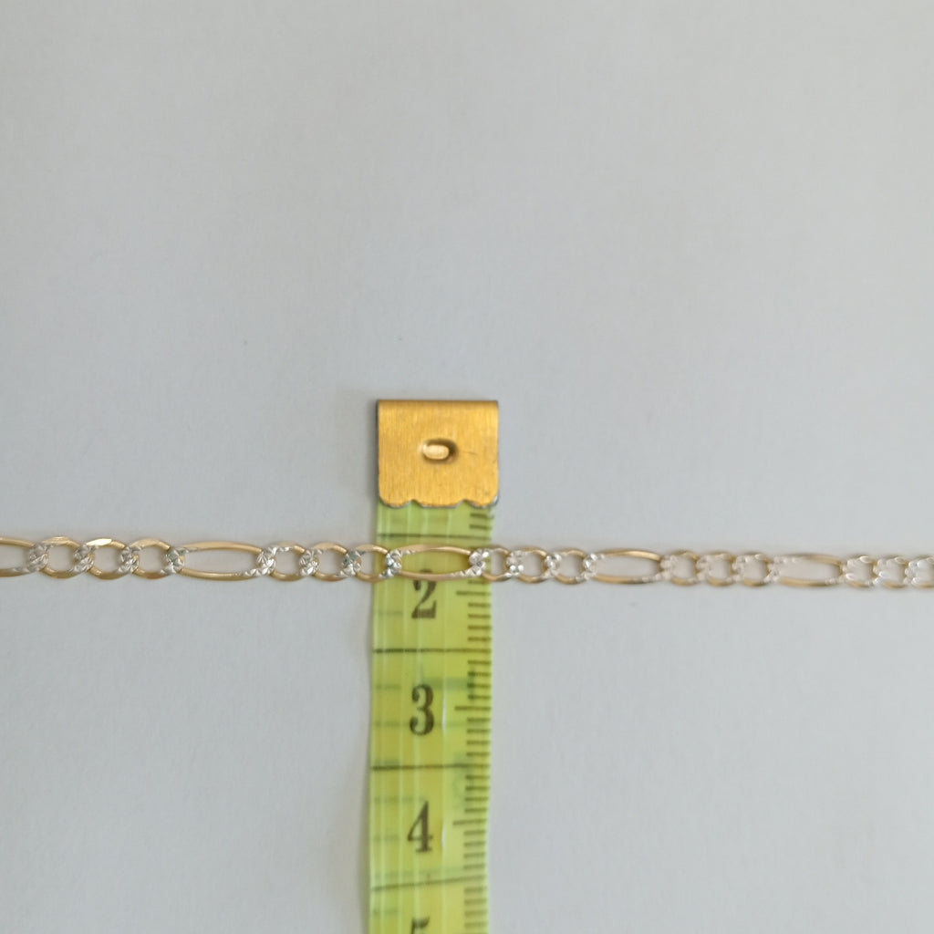 CADENA, MEDALLA RELIGIOSA ORO 10 K 7.6 GRMS (SEMINUEVO)