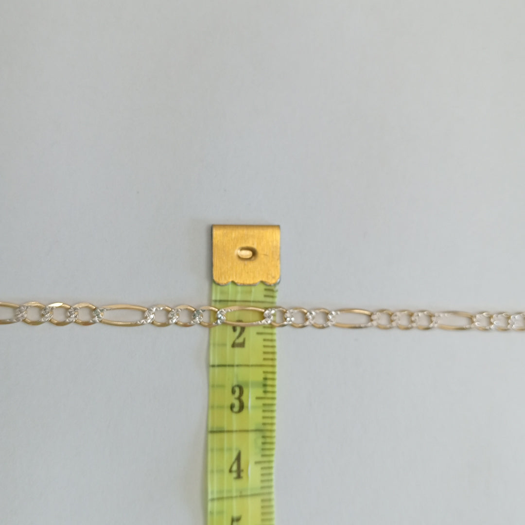 CADENA, MEDALLA RELIGIOSA ORO 10 K 7.6 GRMS (SEMINUEVO)