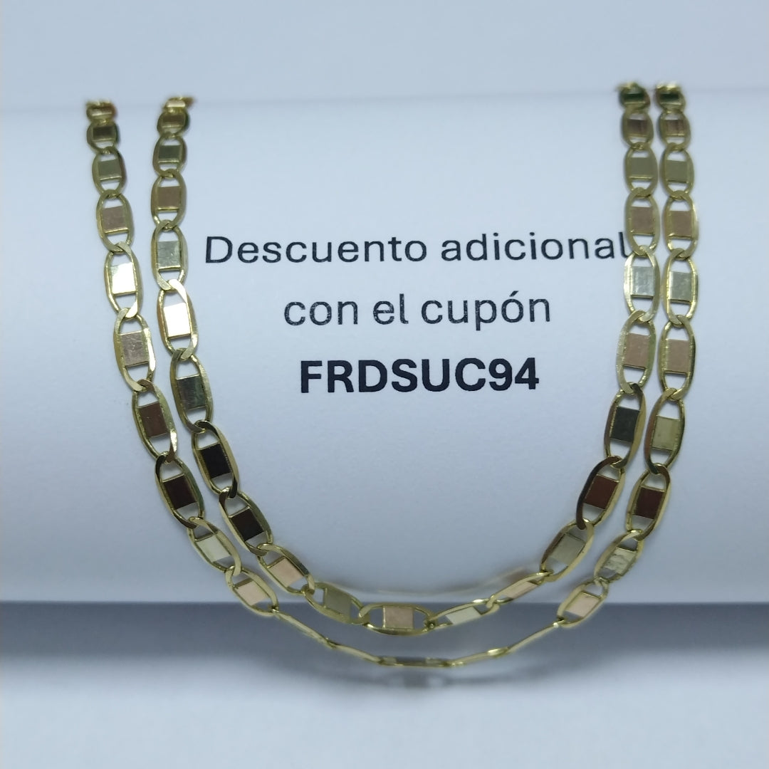 CADENA ESPECIAL MARINERA ESPEJO 6.8G 50 CM (NUEVO)