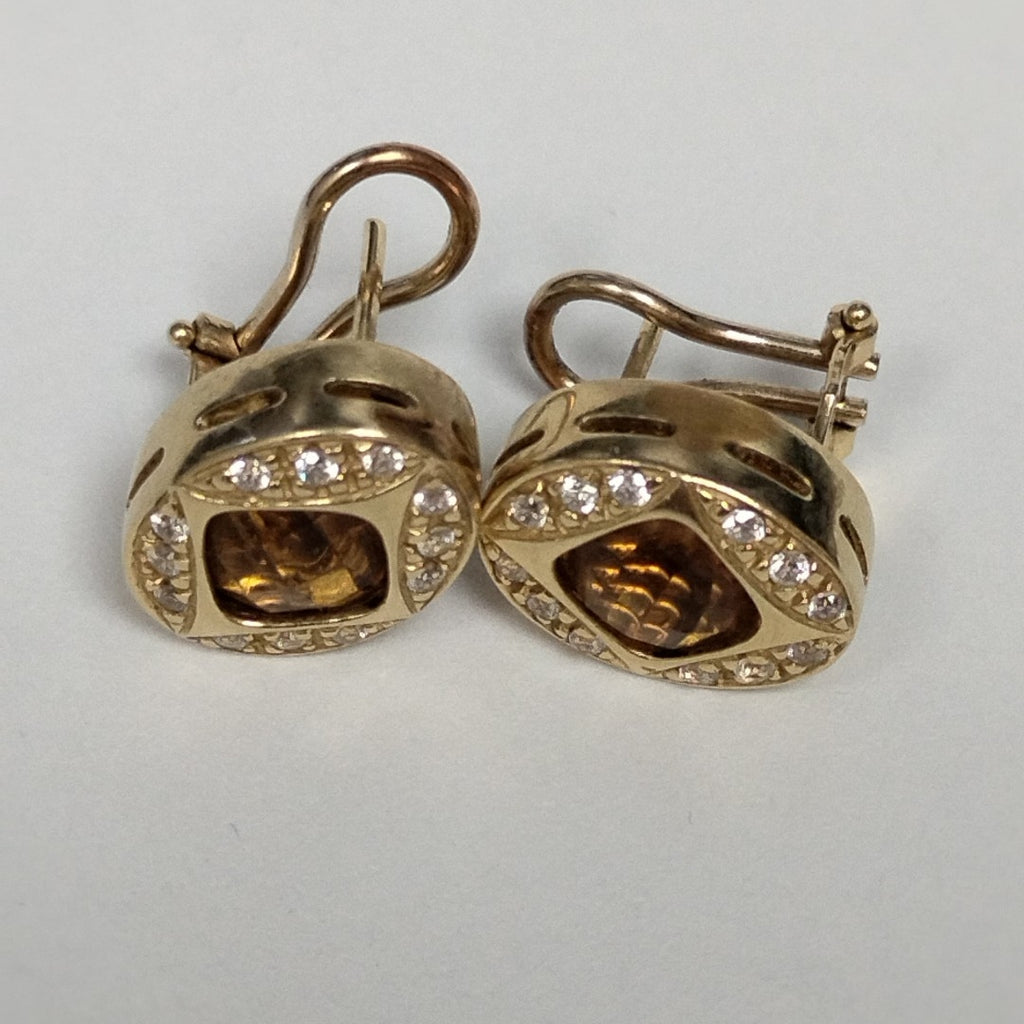 ARETES PAR ORO 14 K 9,10 GRMS (SEMINUEVO)