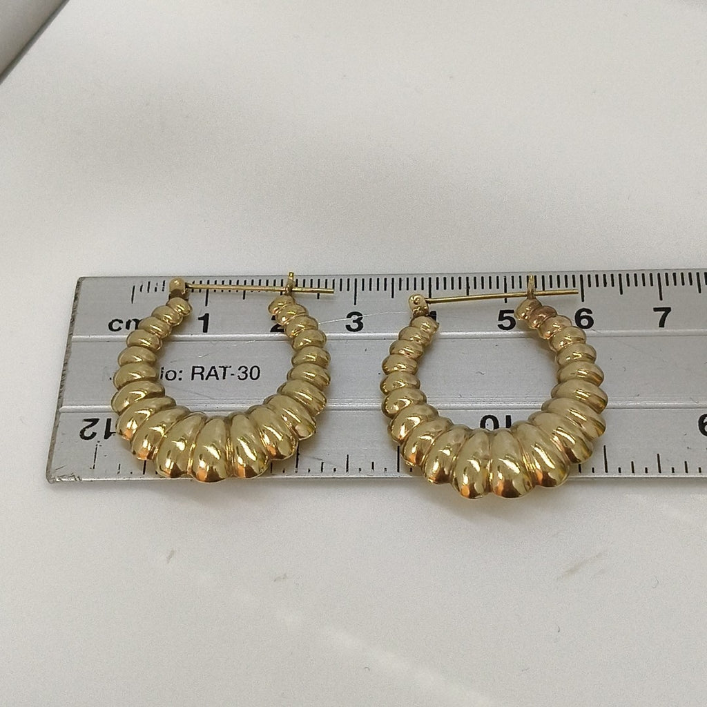 ARRACADAS PAR ORO 10 K 3,70 GRMS (SEMINUEVO)