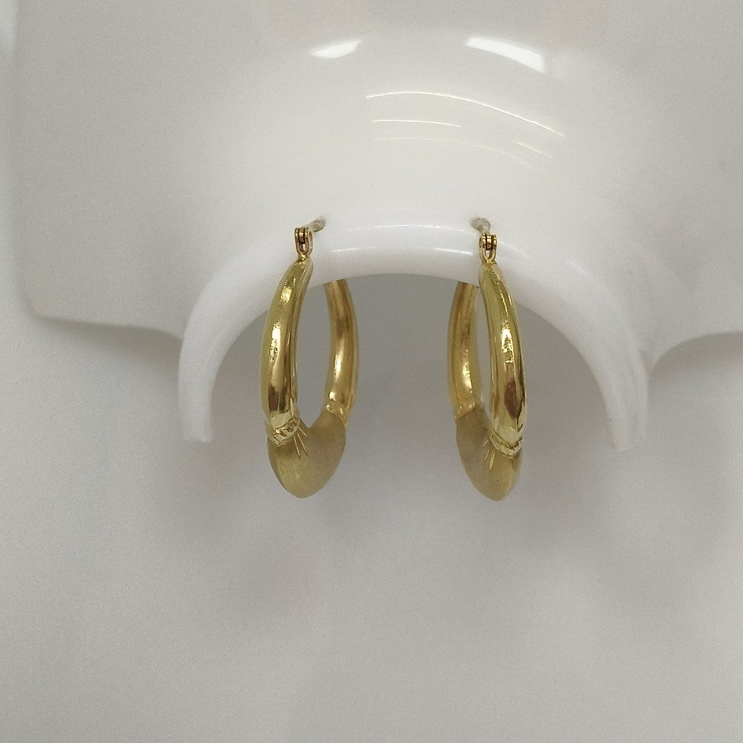 ARRACADAS PAR ORO 14 K 3,80 GRMS (SEMINUEVO)