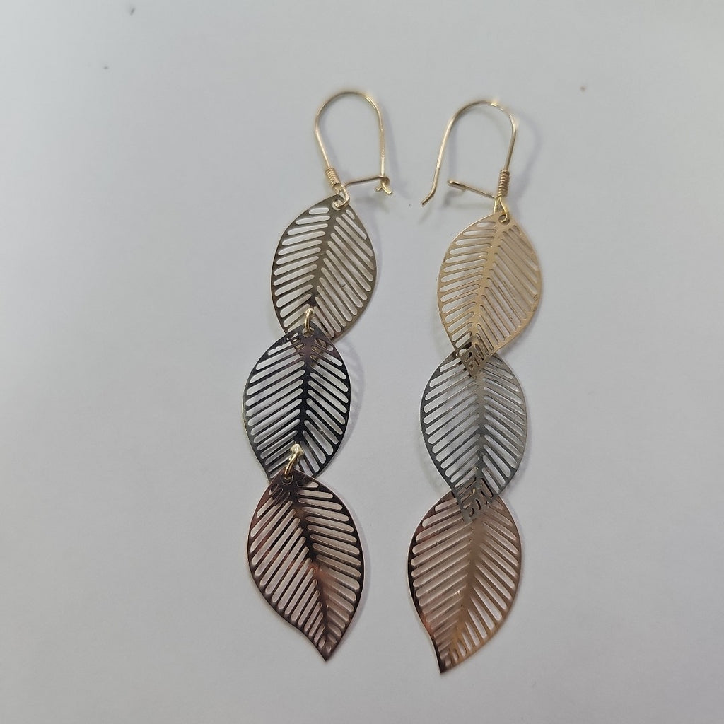 ARETES PAR ORO 14 K 2.2 GRMS (SEMINUEVO)