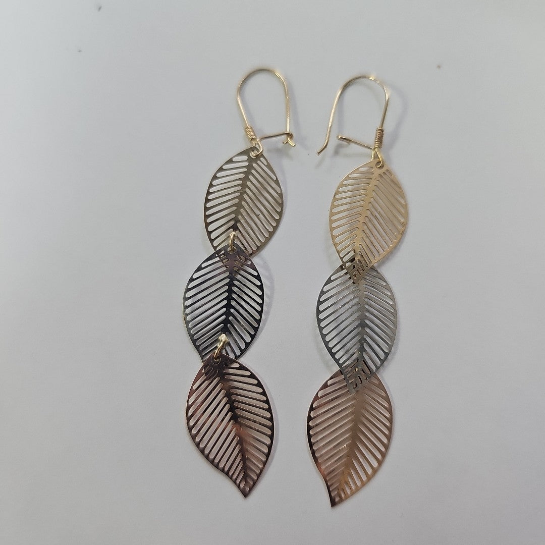 ARETES PAR ORO 14 K 2.2 GRMS (SEMINUEVO)