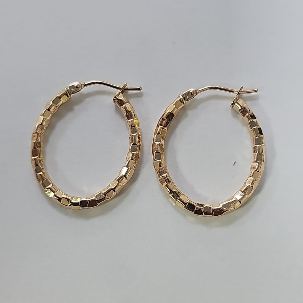 ARRACADAS PAR ORO 14 K 1.4 GRMS (SEMINUEVO)
