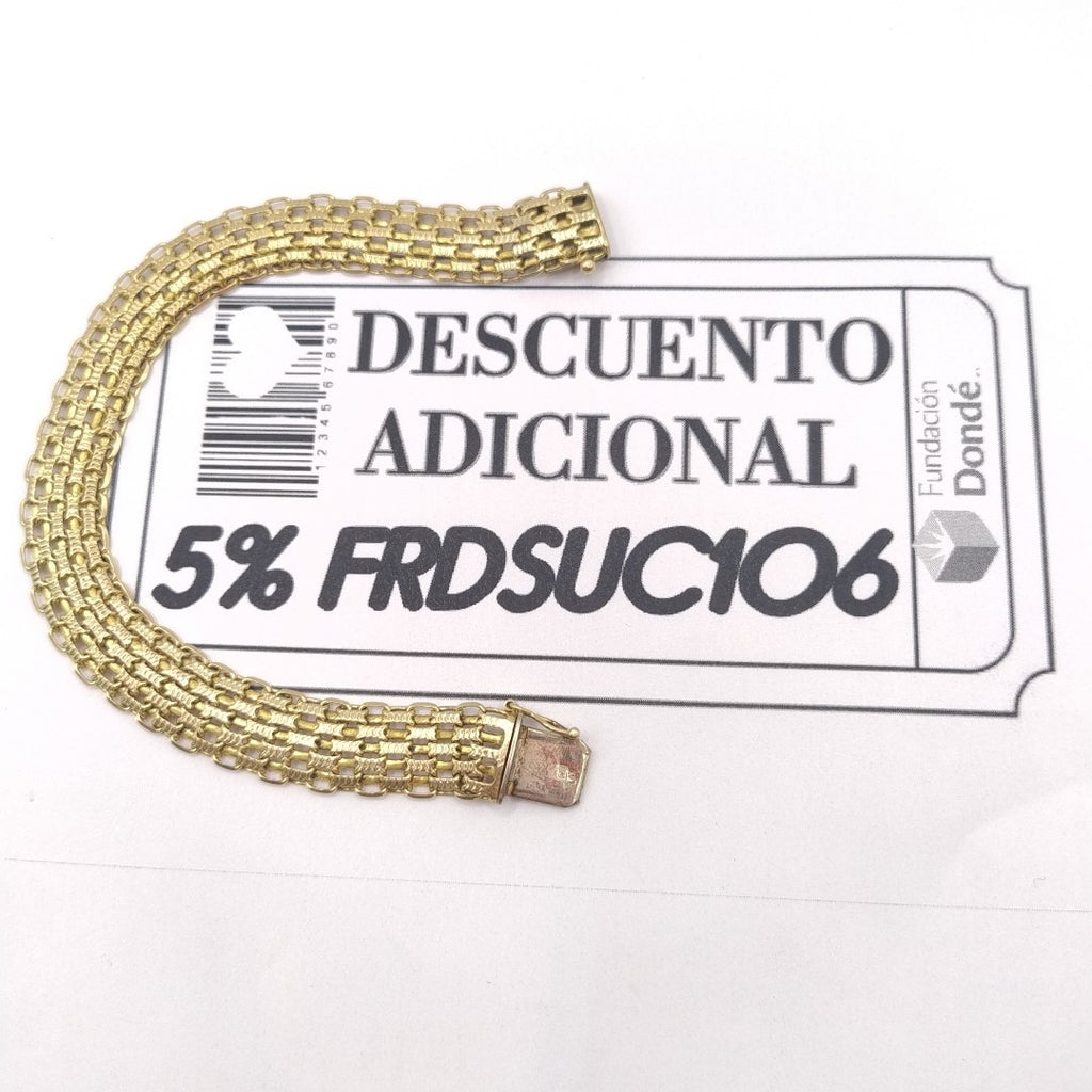 PULSERA ORO 14 K 16,60 GRMS (SEMINUEVO)