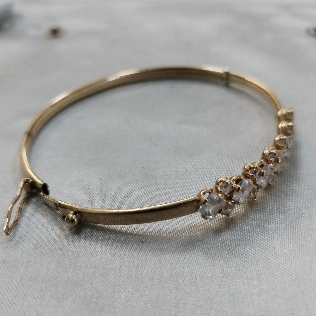 PULSERA RIGIDA ORO 10 K 6,70 GRMS (SEMINUEVO)
