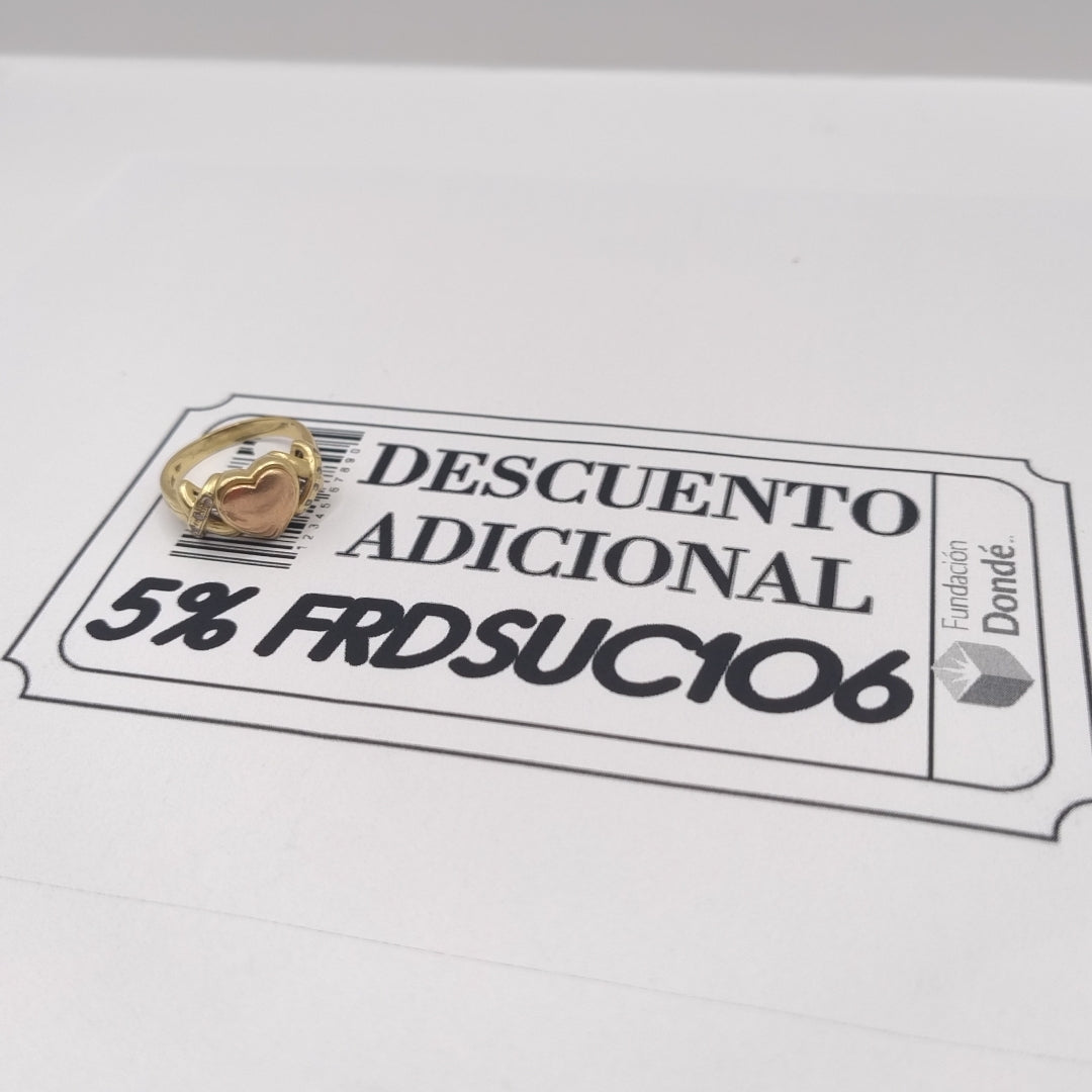 ANILLITO,ANILLO ORO 14 K 5,10 GRMS (SEMINUEVO)