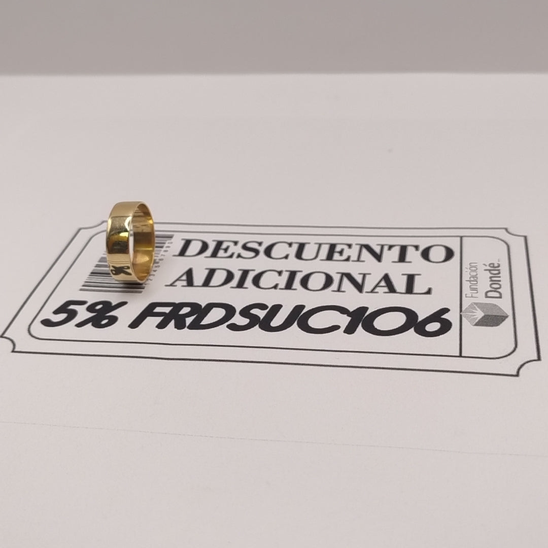 ARGOLLA ORO 14 K 3.1 GRMS (SEMINUEVO)