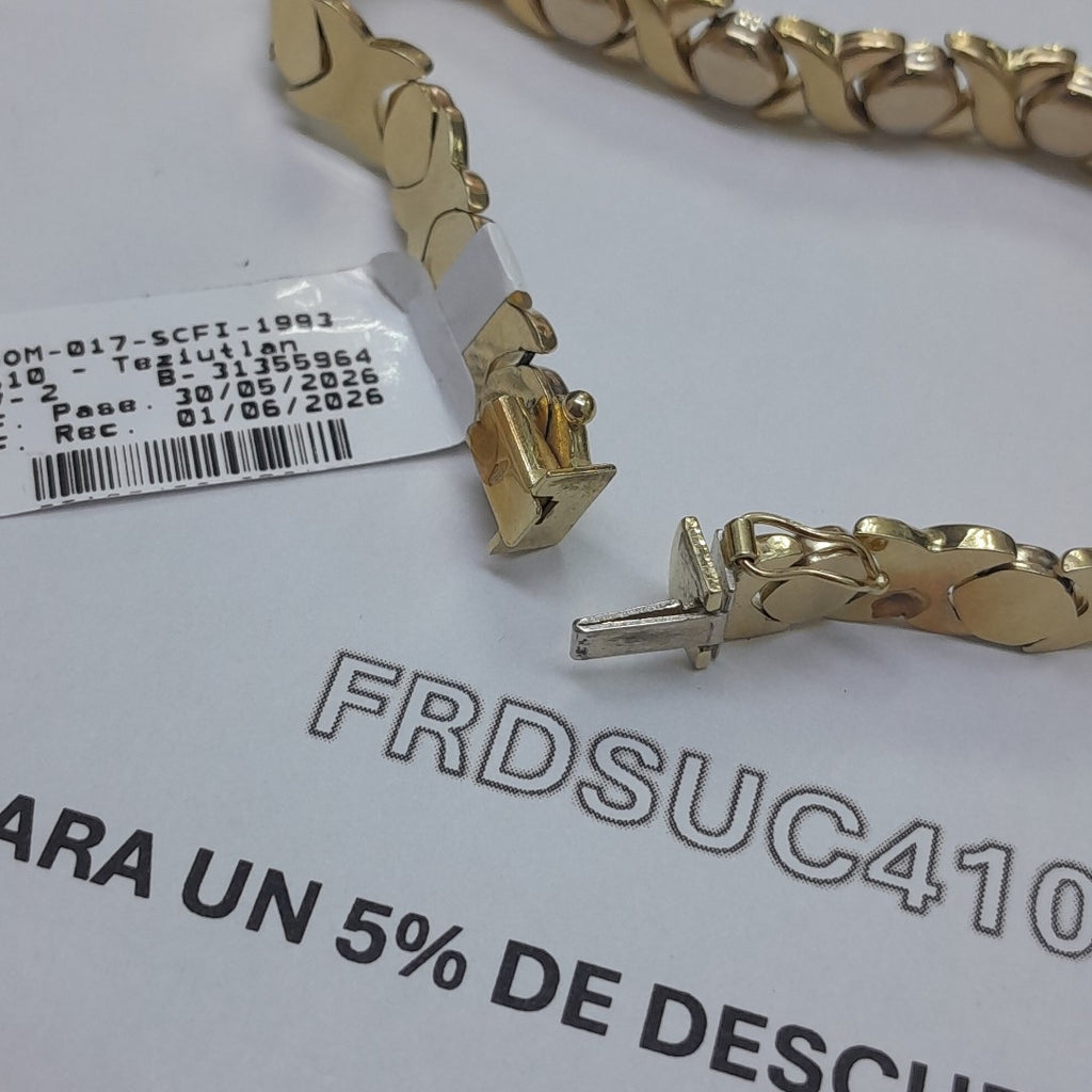 PULSERA ORO 10 K 13.2 GRMS (SEMINUEVO)
