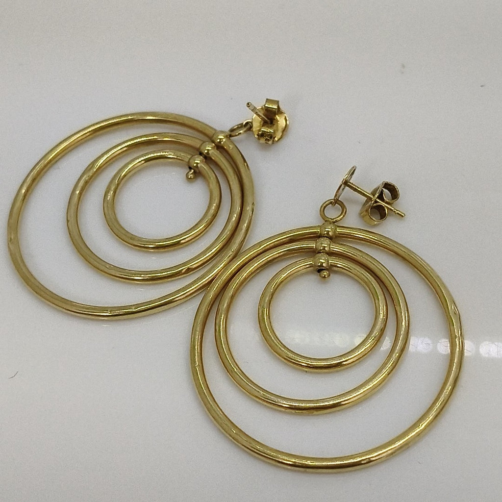 BROQUELES PAR ORO 14 K 4.9 GRMS (SEMINUEVO)