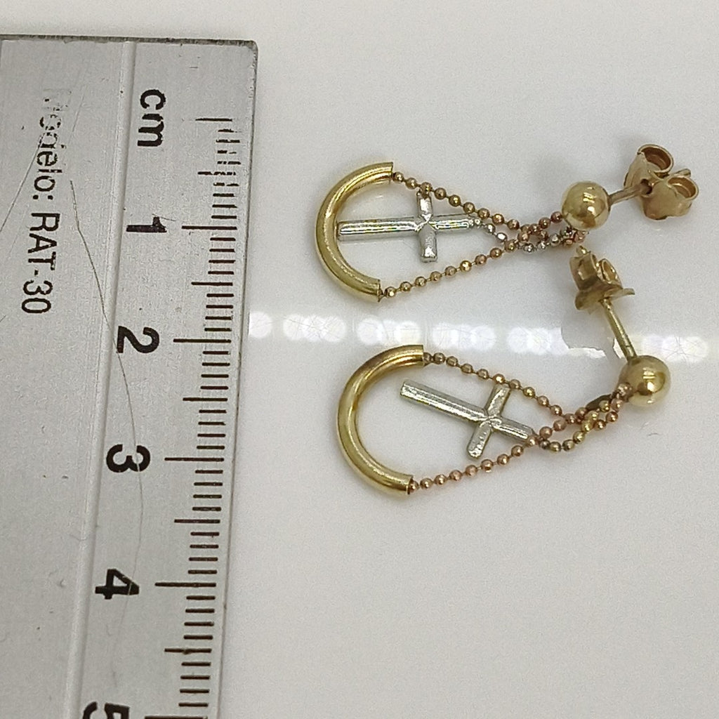 ARETES PAR ORO 10 K 2,00 GRMS (SEMINUEVO)