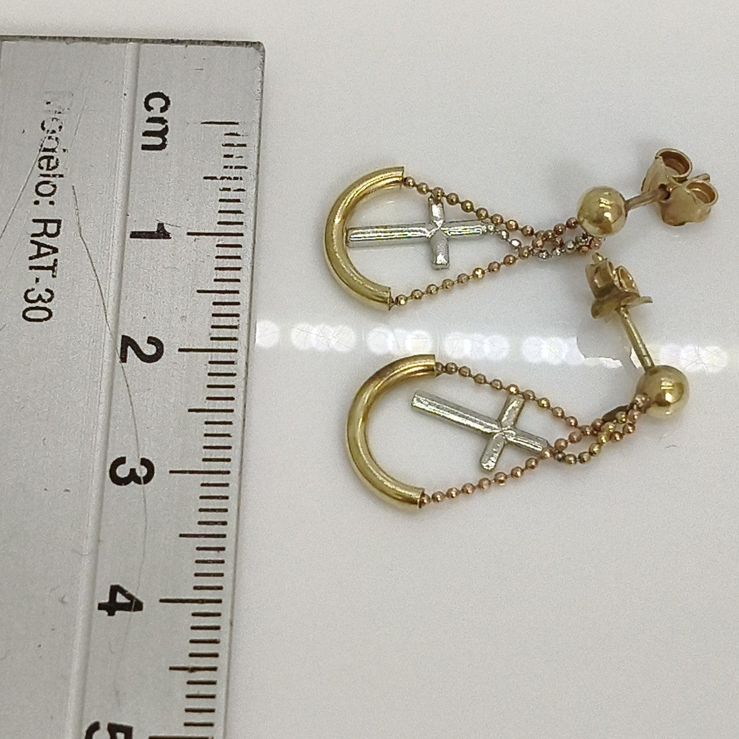 ARETES PAR ORO 10 K 2,00 GRMS (SEMINUEVO)