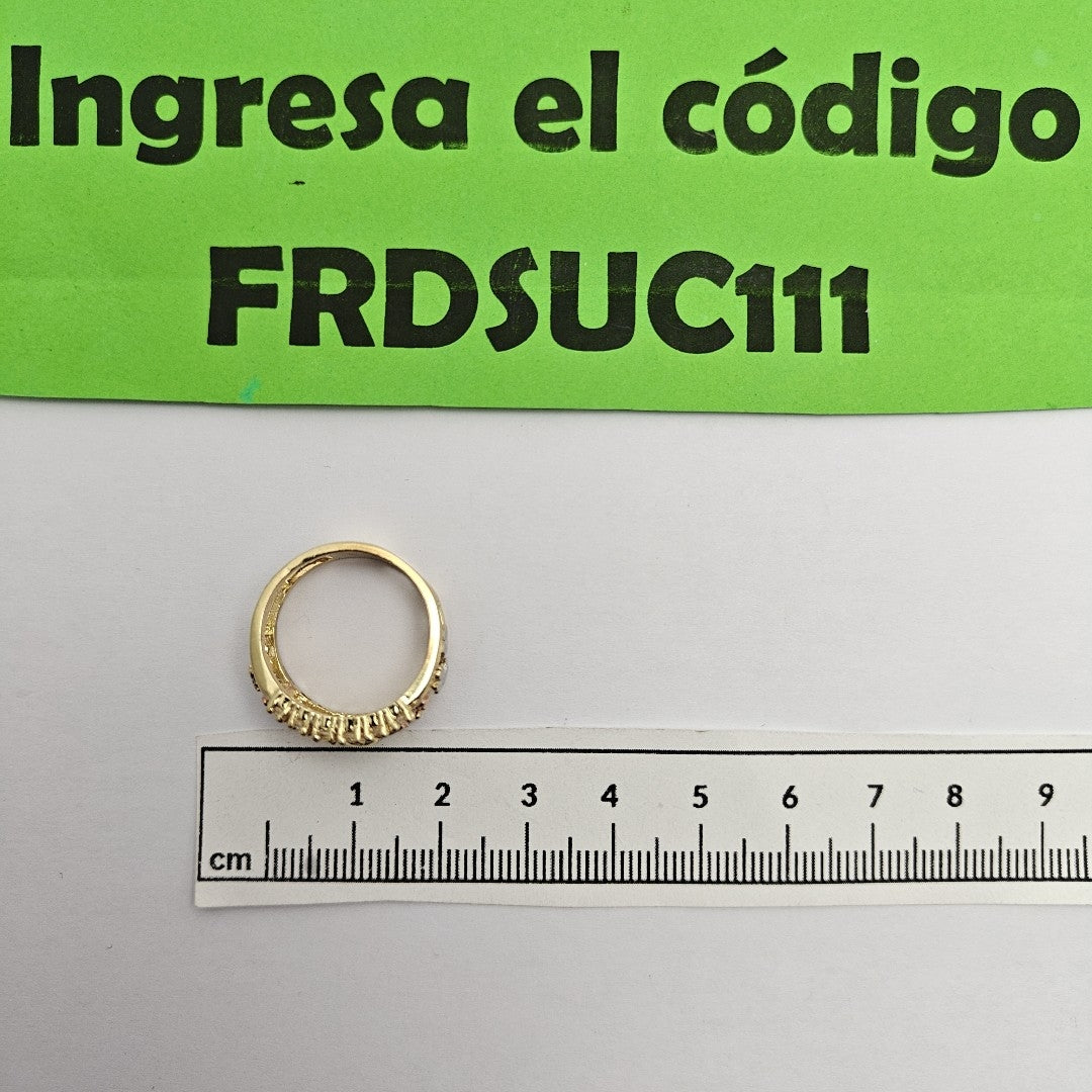 ARGOLLA DE LA SUERTE ORO COMBINADO 14 K 6,10 GRMS (SEMINUEVO)
