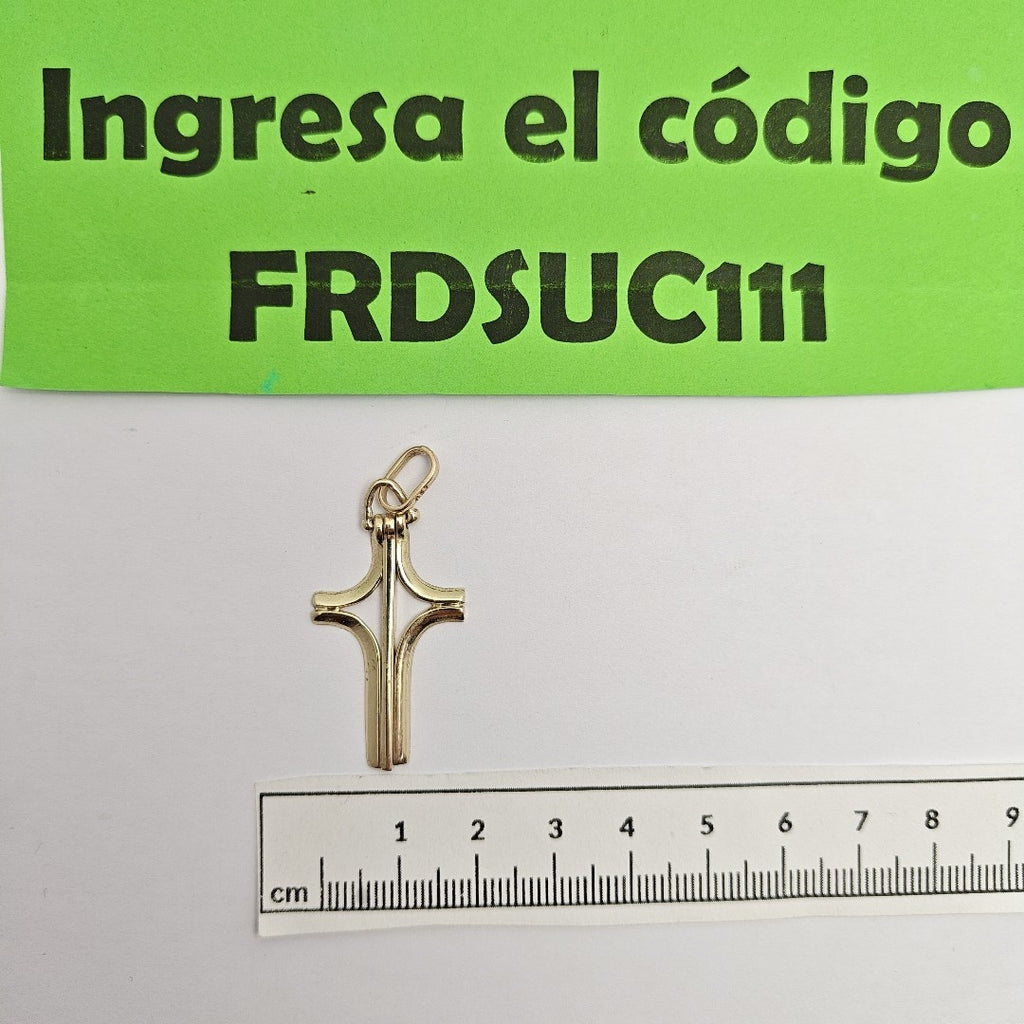 CRUCIFIJO ORO 14 K 4.1 GRMS (SEMINUEVO)