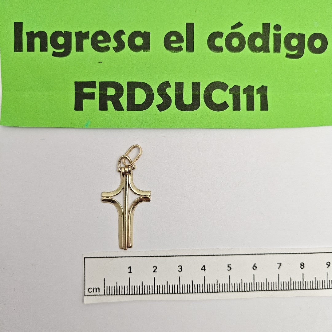 CRUCIFIJO ORO 14 K 4.1 GRMS (SEMINUEVO)