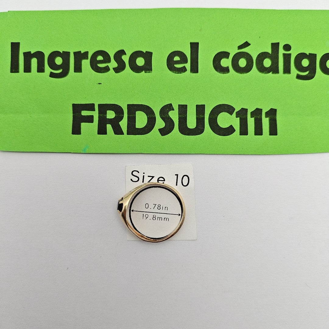 ANILLO ORO 10 K 1.9 GRMS (SEMINUEVO)